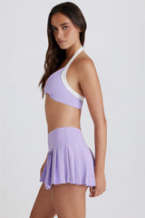 Soft Active Low-Rise Pleated Tennis Skort in Lavender