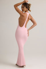 Modal Racerback Maxi Dress in Candyfloss Pink