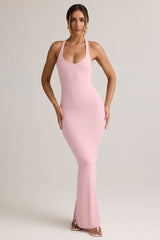 Modal Racerback Maxi Dress in Candyfloss Pink