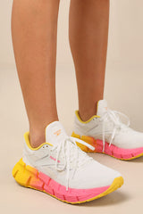 FloatZig 1 Chalk and Atomic Pink Mesh Sneakers